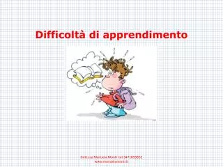 difficolt di apprendimento
