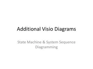 Additional Visio Diagrams