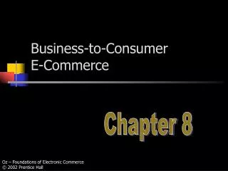 Business-to-Consumer E-Commerce