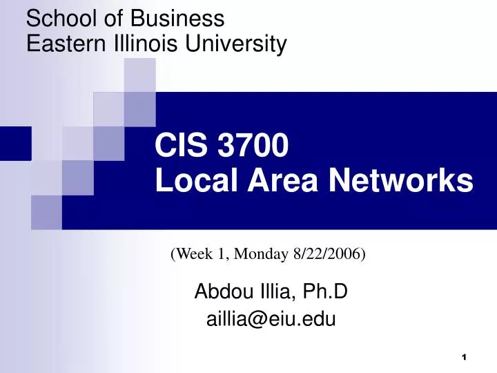 cis 3700 local area networks