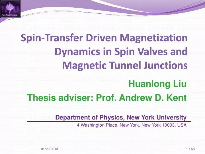 spin transfer driven magnetization dynamics in spin valves and magnetic tunnel junctions