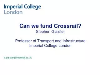 s.glaister@imperial.ac.uk