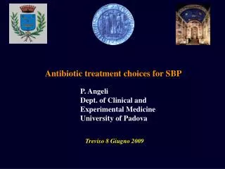 Antibiotic treatment choices for SBP