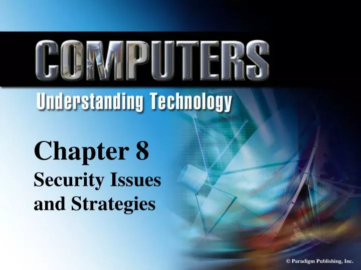 chapter 8 security issues and strategies