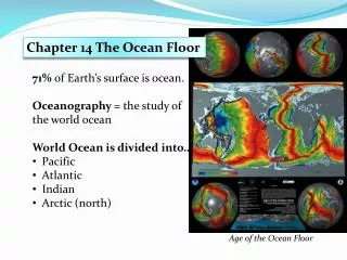 Chapter 14 The Ocean Floor