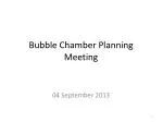 Bubble Chamber Planning Meeting - slide 1