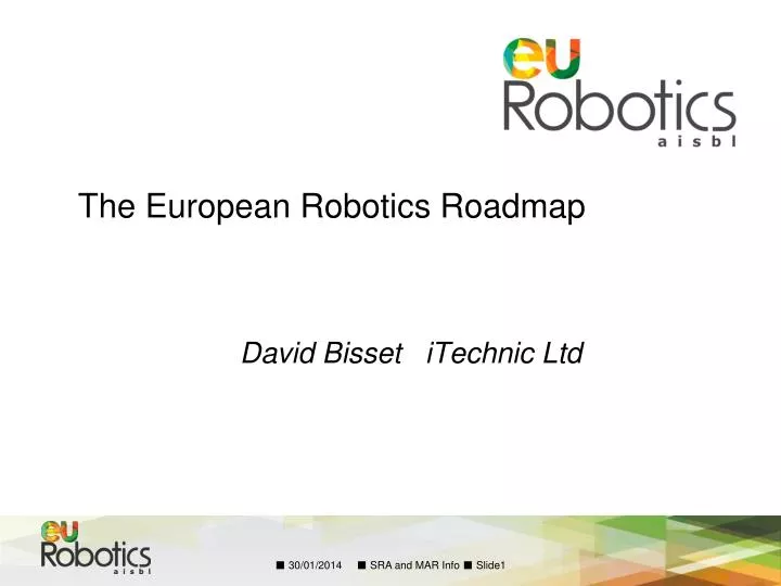 the european robotics roadmap