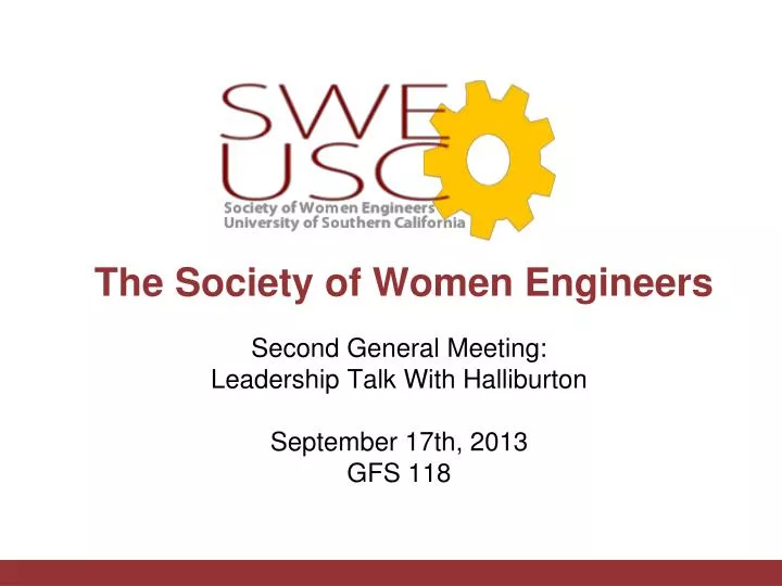 the society of women engineers