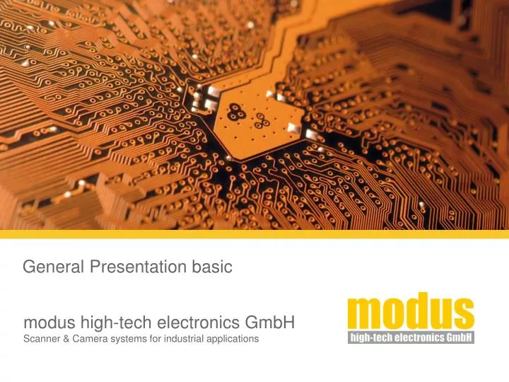 modus high tech electronics gmbh scanner camera systems for industrial applications