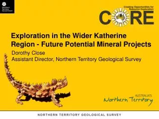 Exploration in the Wider Katherine Region - Future Potential Mineral Projects