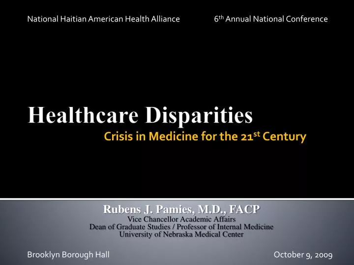 healthcare disparities