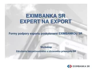 eximbanka sr expert na export