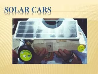 Solar Cars