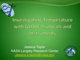 Investigating Temperature with GLOBE Protocols and Instruments