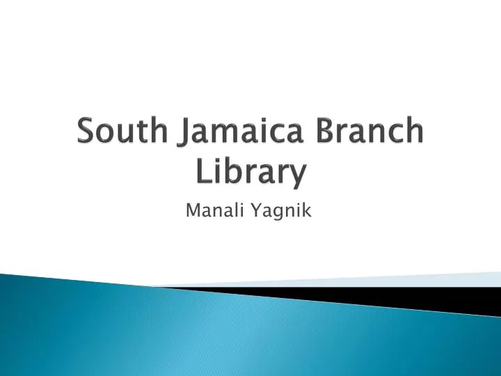 south jamaica branch library