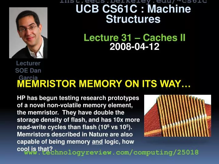 memristor memory on its way