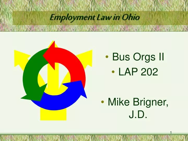 employment law in ohio
