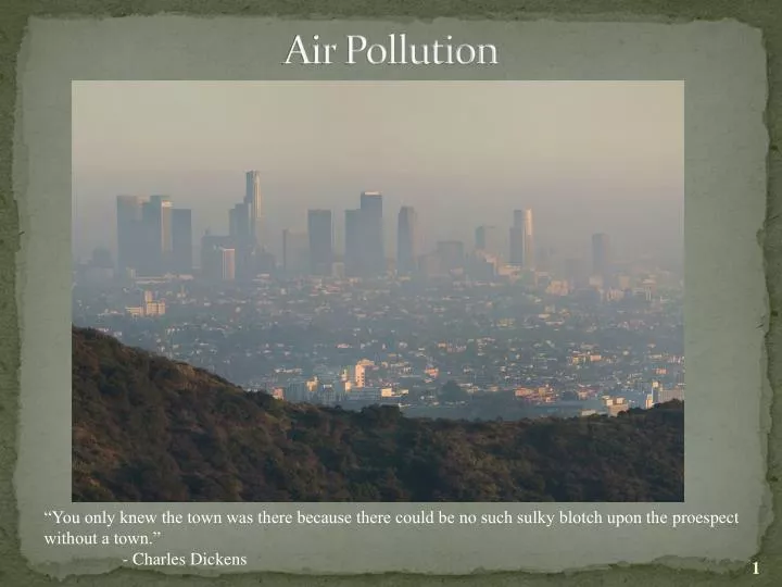 air pollution