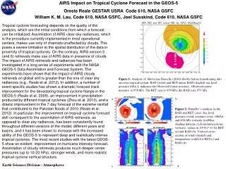 AIRS Impact on Tropical Cyclone Forecast in the GEOS-5