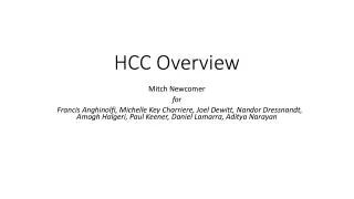 HCC Overview