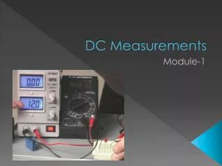 DC Measurements