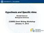 Crafting Compelling Hypotheses and Specific Aims for NIH Grant Success - slide 1