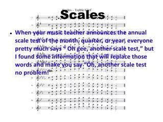 . Scales