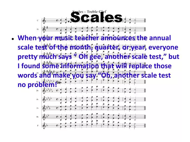 scales