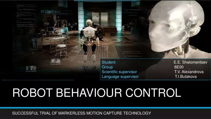 robot behaviour control