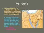 YAHWEH - slide 1