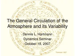 The General Circulation of the Atmosphere and its Variability