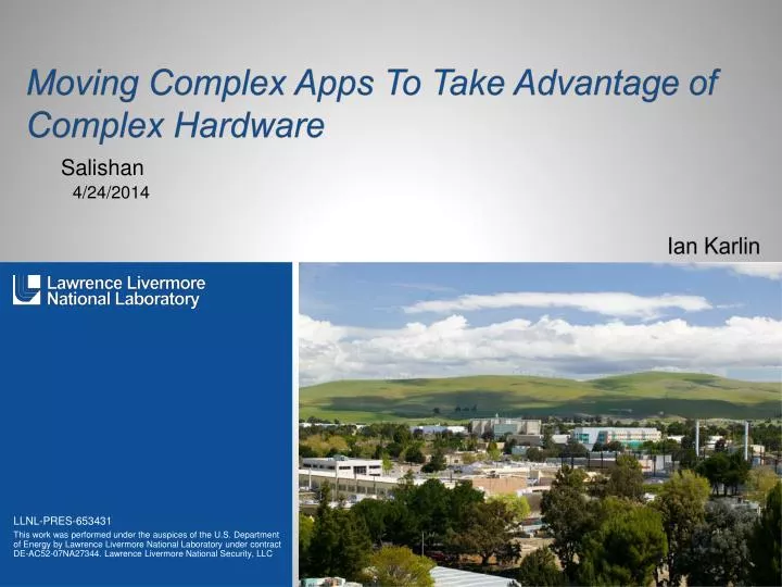 moving complex apps to take advantage of complex hardware
