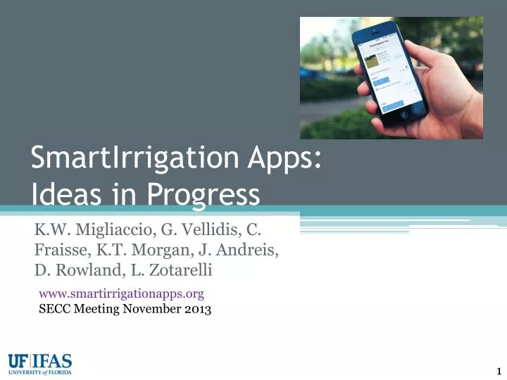 smartirrigation apps ideas in progress