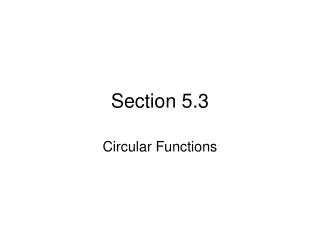 section 5 3