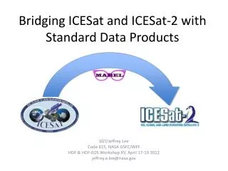 Bridging ICESat and ICESat-2 with Standard Data Products