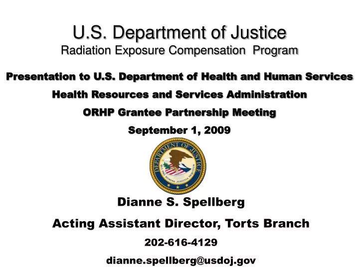 u s department of justice radiation exposure compensation program