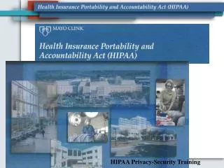 HIPAA Privacy-Security Training