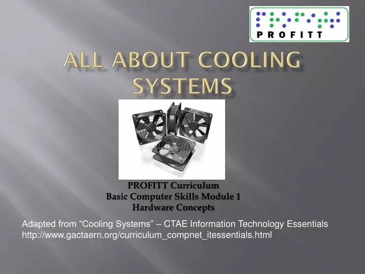 all about cooling systems