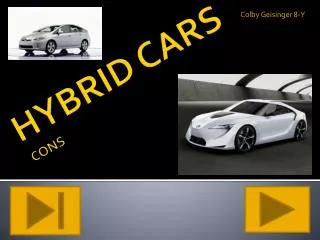 HYBRID CARS CONS