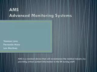 AMS Advanced Monitoring Systems