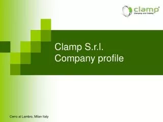 Clamp S.r.l. Company profile