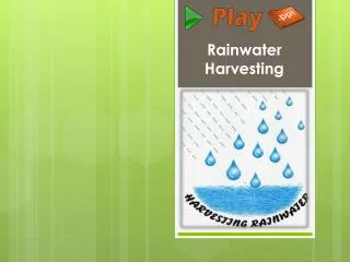 rainwater harvesting