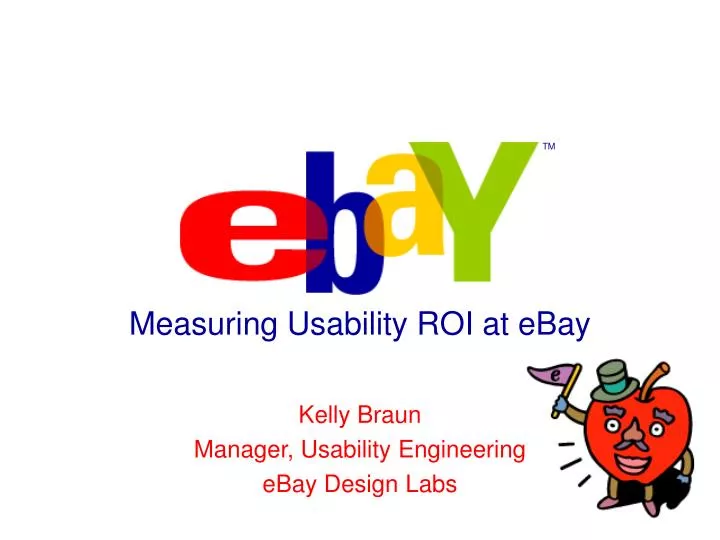 measuring usability roi at ebay