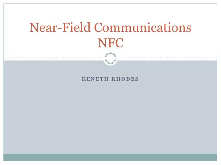 near field communications nfc