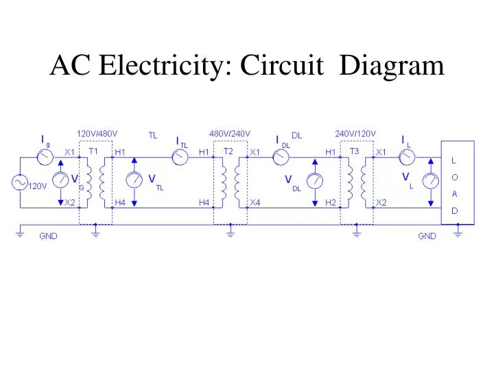 ac electricity circuit diagram