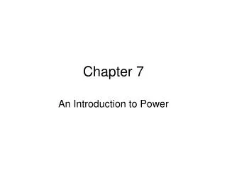 Chapter 7