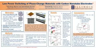 Low Power Switching of Phase-Change Materials with Carbon Nanotube Electrodes *