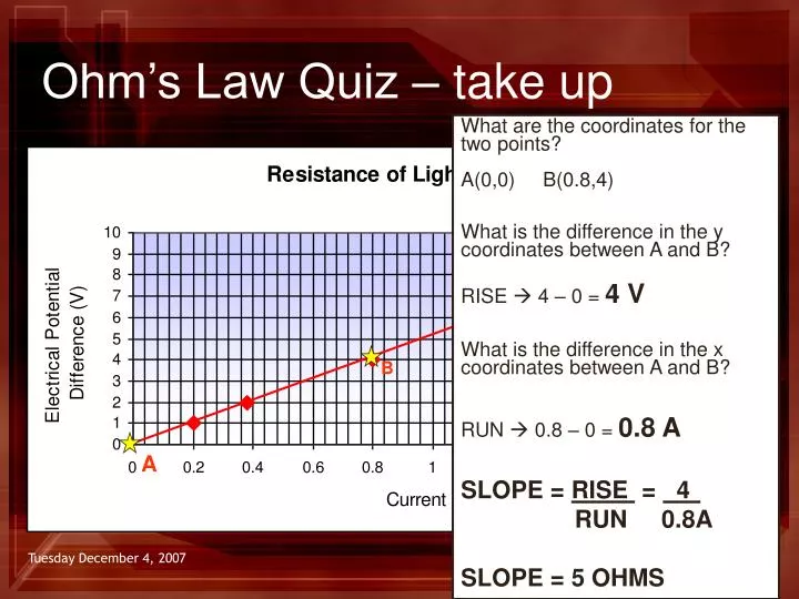 ohm s law quiz take up