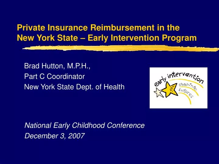private insurance reimbursement in the new york state early intervention program