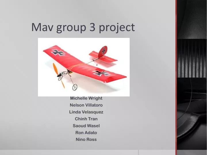 mav group 3 project